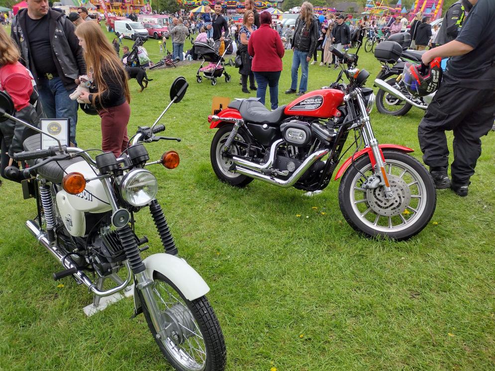Some bikes in the Show