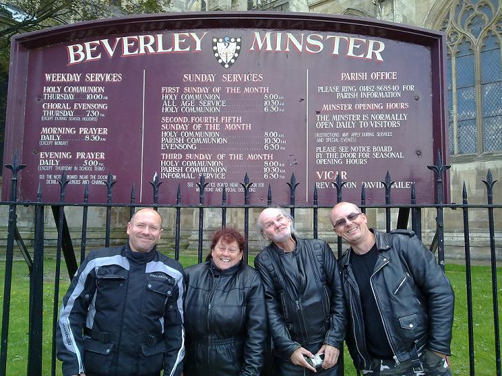 We made it to the mystery destination, Beverley Minster