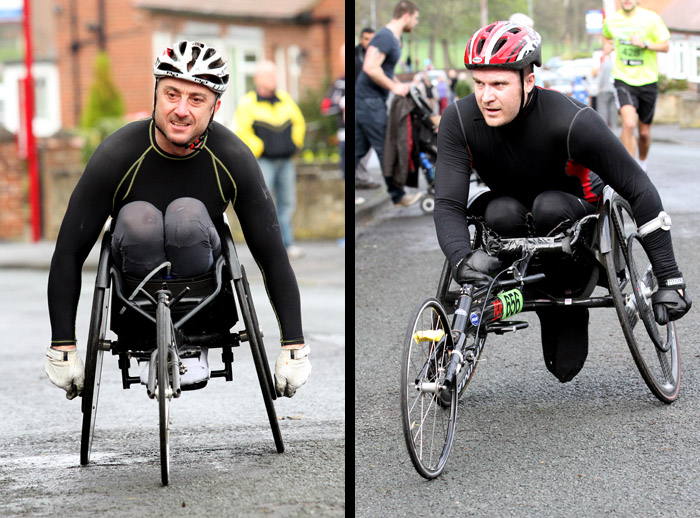 Wheelchair competitors