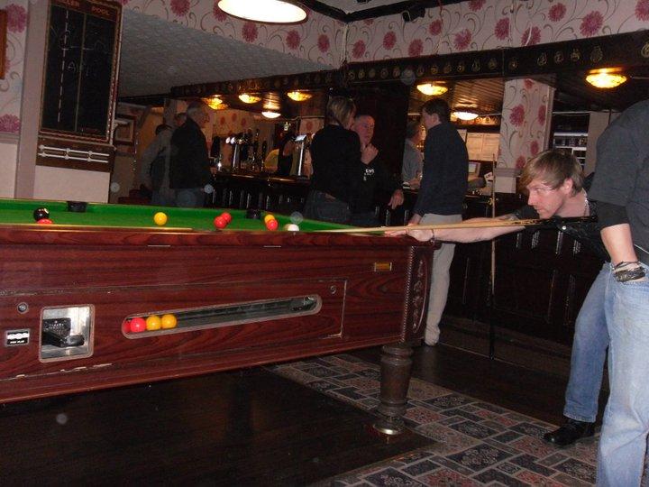 Pool back at the Grey Horse