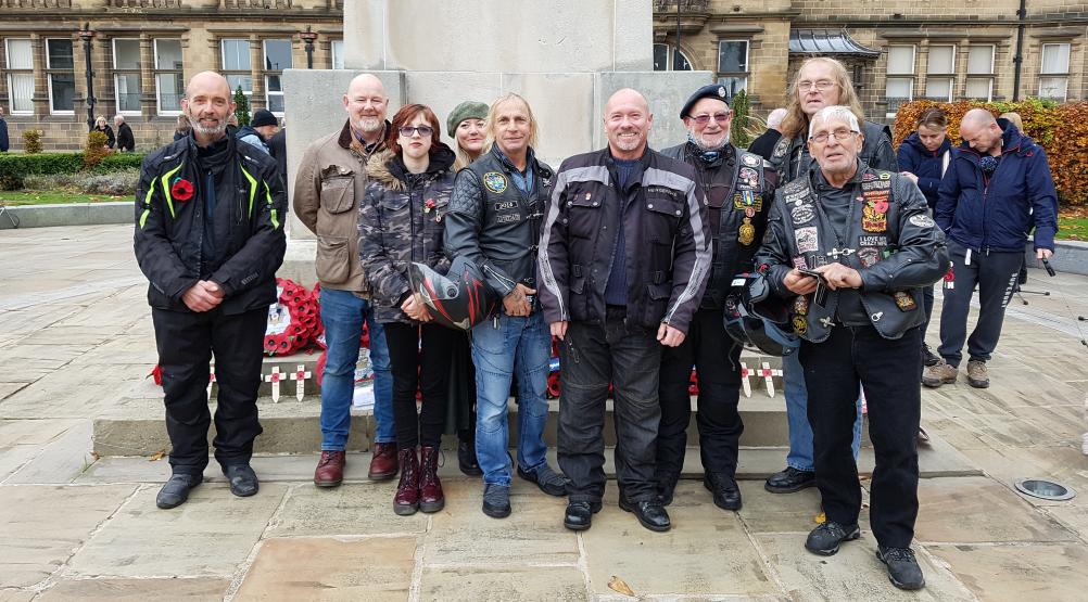 Large Wakefield MAG turnout for the City of Wakefield Remembrance Sunday parade