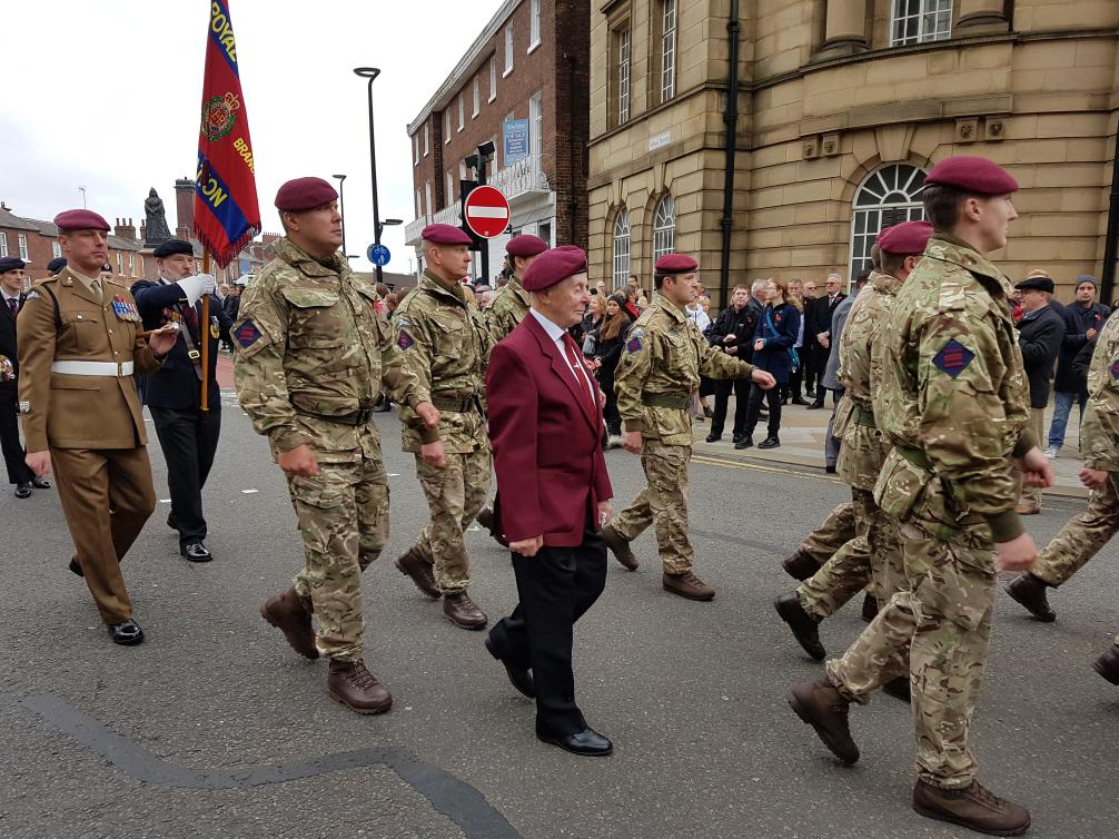 The service culminated with a march past and salute to the Lord Mayor of Wakefield