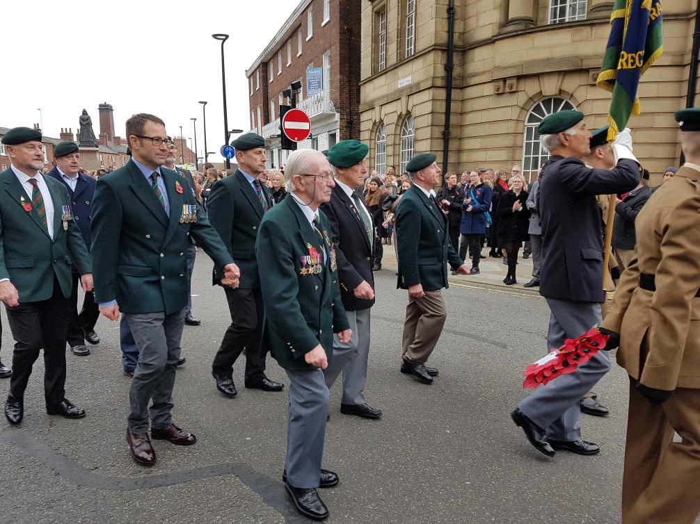 The service culminated with a march past and salute to the Lord Mayor of Wakefield