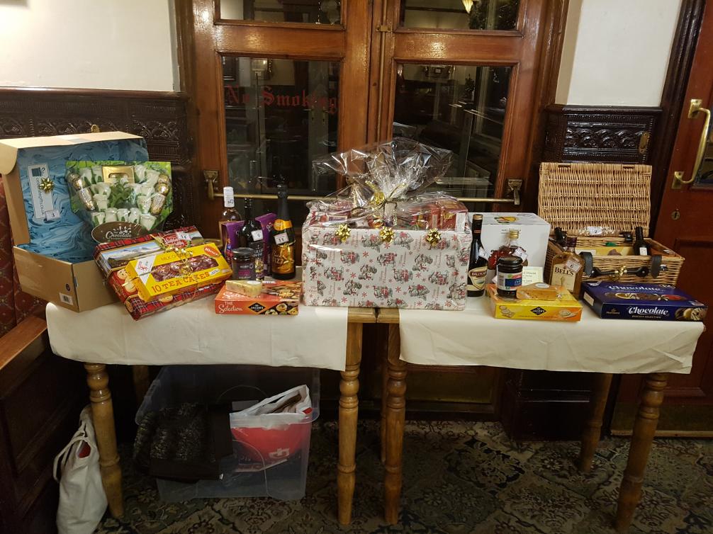 The prizes on offer in the 2021 Christmas Raffle