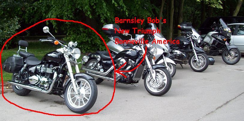 Barnsley Bobs New Triumph Bonneville America