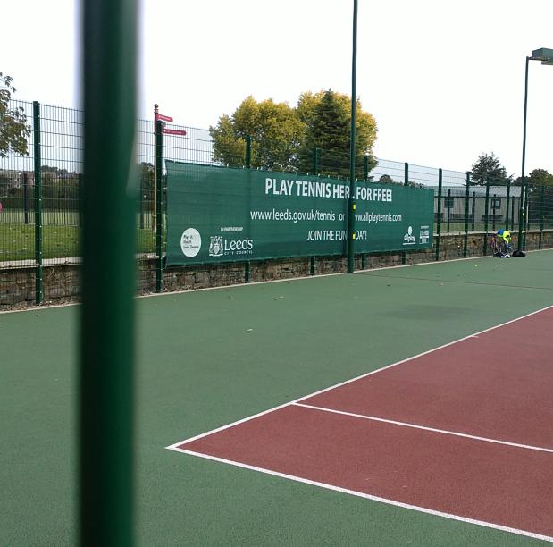 Tennis is free at Springhead Park