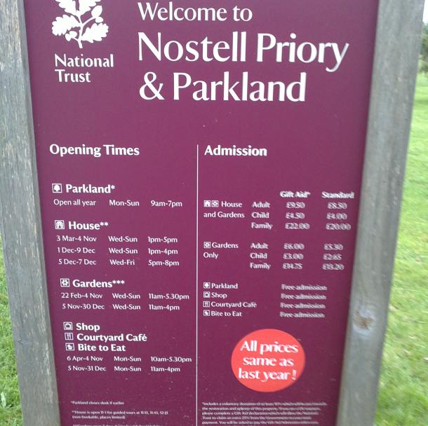 Nostell Priory December Garden Opening Times
