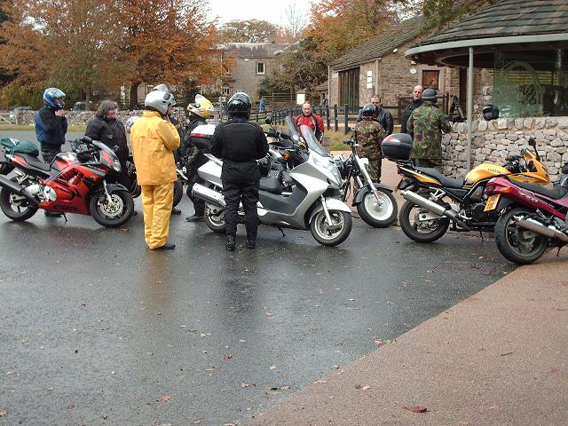 Checking the route at Grassington