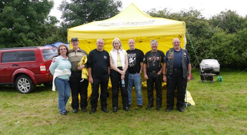 The stand and some of our marshals