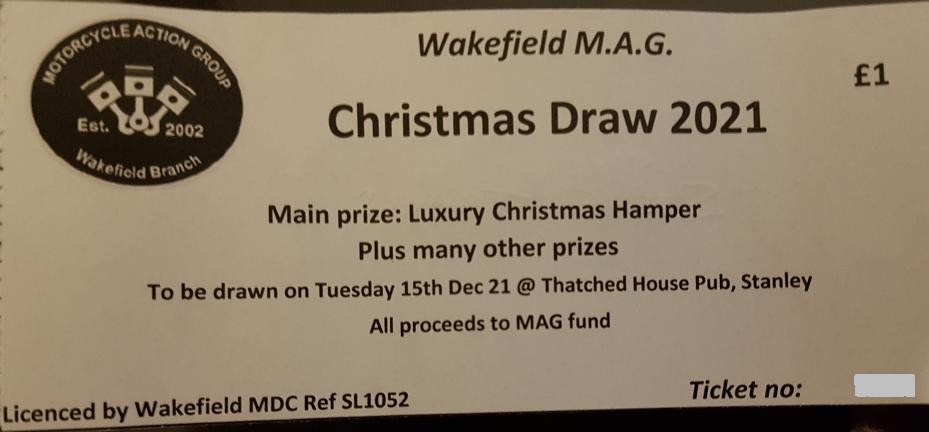 Wakefield MAG Christmas Raffle