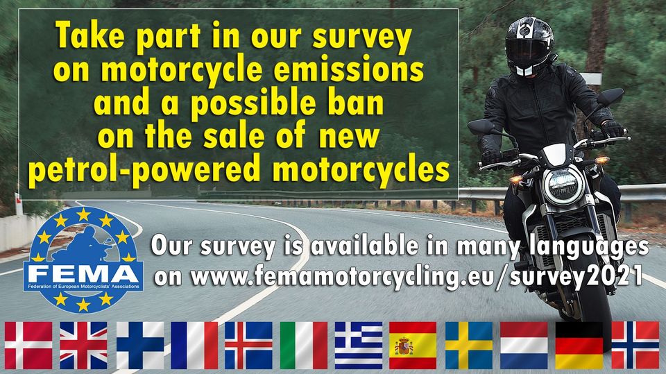 FEMA Survey: Motorcycle Emissions/Sales Ban