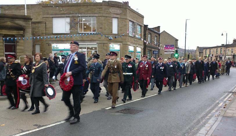 Parade at Mirfield