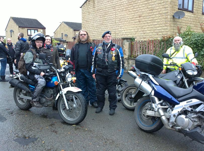 Getting ready for the parade with the RBLR guys
