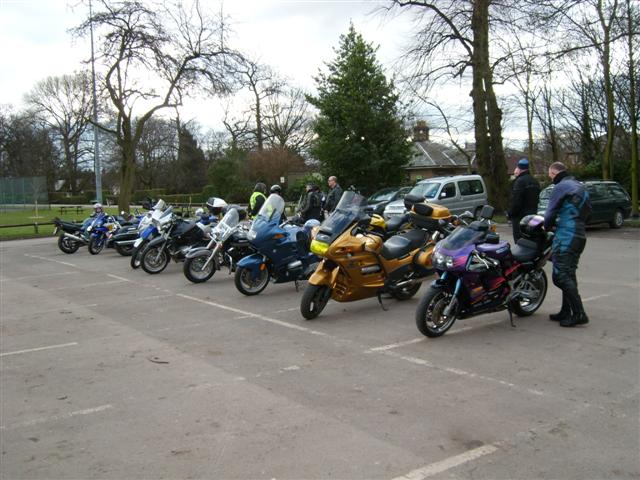 Wakefield MAG assembling at Stork Lodge prior to heading over to Squires