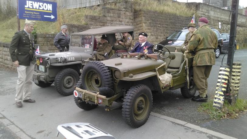 Historic Military vehicles taking part