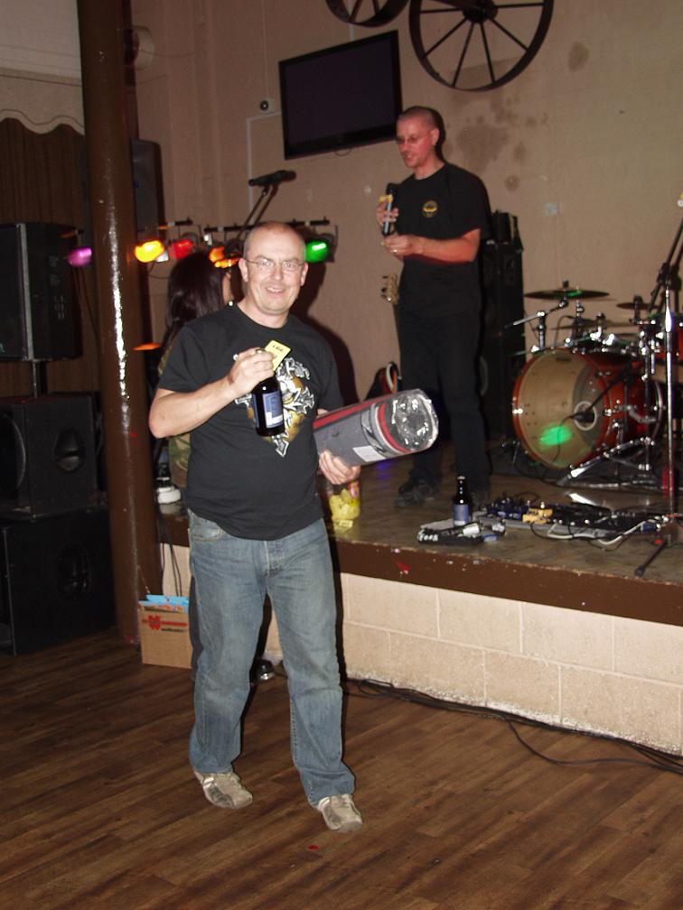 Mick was the only Wakefield MAG winner in the raffle
