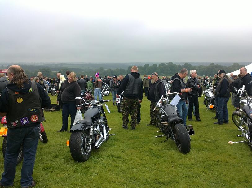 Lots of entrants in the ever popular bike show