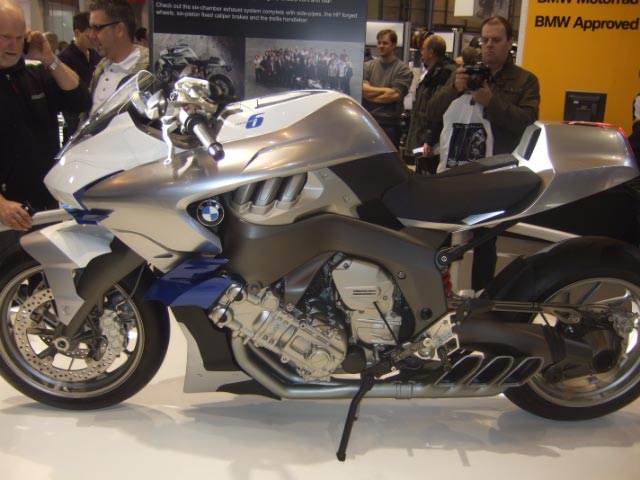 BMW prototype six cylinder sports bike
