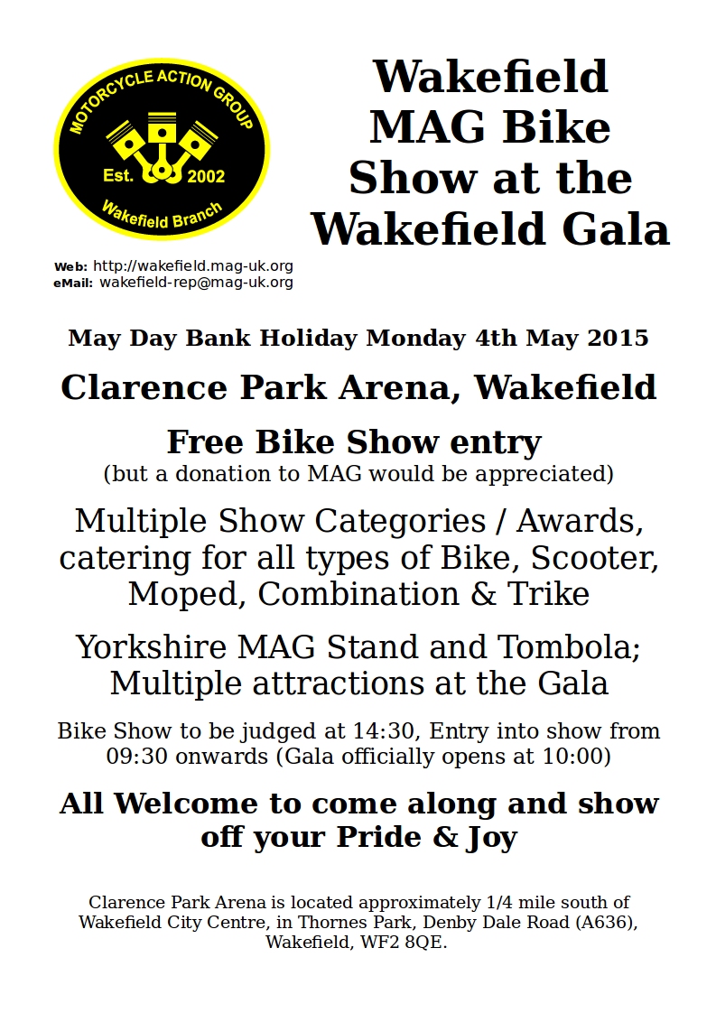 Wakefield MAG Bike Show