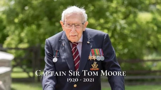 Sir Captain Tom Moore 1920-2021