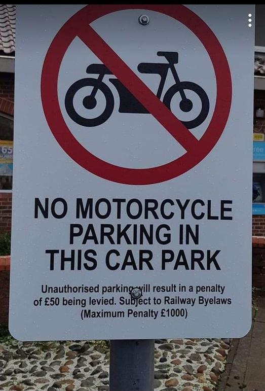 No Motorcycles